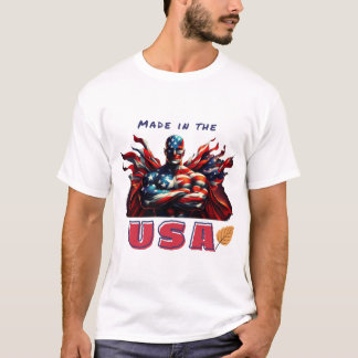 Tillverkad i USA-design T-Shirt