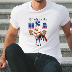 Tillverkad i USA familjeåterförening 4:e juli T Shirt