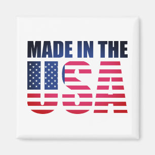 Tillverkad i USA flagga Magnet