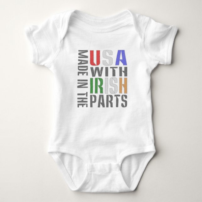 Tillverkad i USA Irish Parts T-shirt (Framsida)