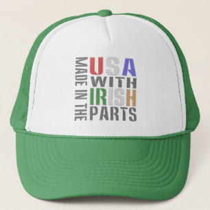 Tillverkad i USA Irish Parts Truckerkeps