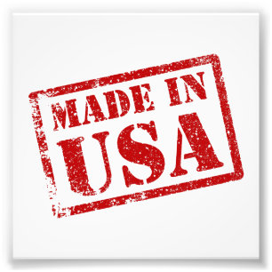 Tillverkad i USA, Made in America Fototryck