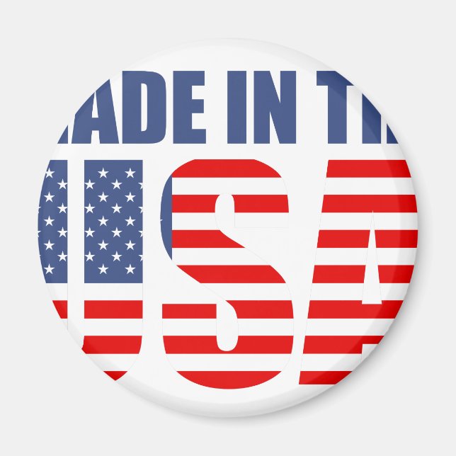 tillverkad i usa magnet (Framsidan)