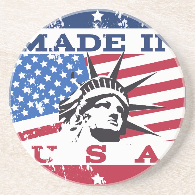 Tillverkad i USA-märke Underlägg (Framsidan)