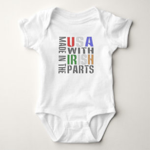 Tillverkad i USA med irländska delar T-shirt