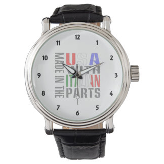 Tillverkad i USA med italienska delar Armbandsur