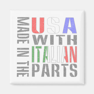 Tillverkad i USA med italienska delar Magnet