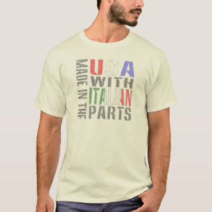 Tillverkad i USA med italienska delar Tee Shirt