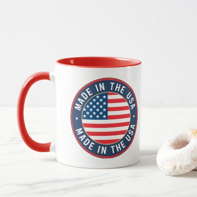 Tillverkad i USA Mugg (Med munk)