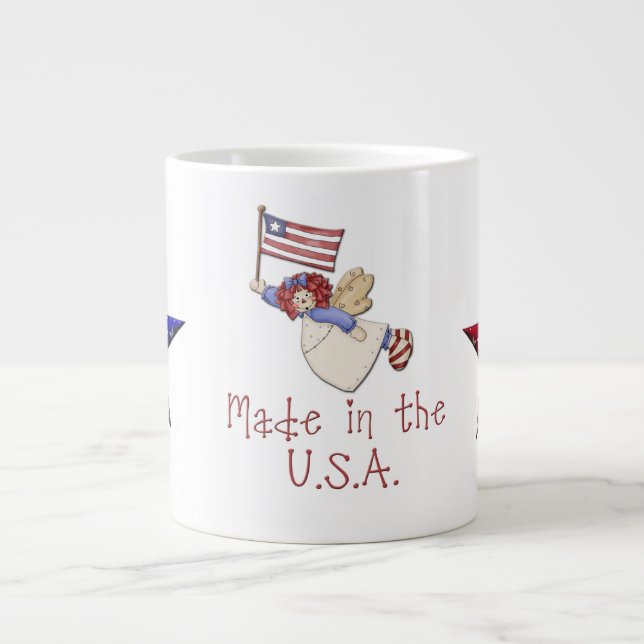Tillverkad i USA Mugg Jumbo Mugg (Framsidan)