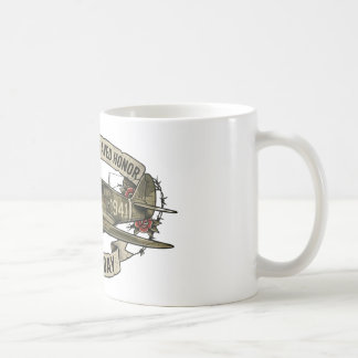 Tillverkad i USA Patriotisk Örn & OEH Hundmärken Kaffemugg