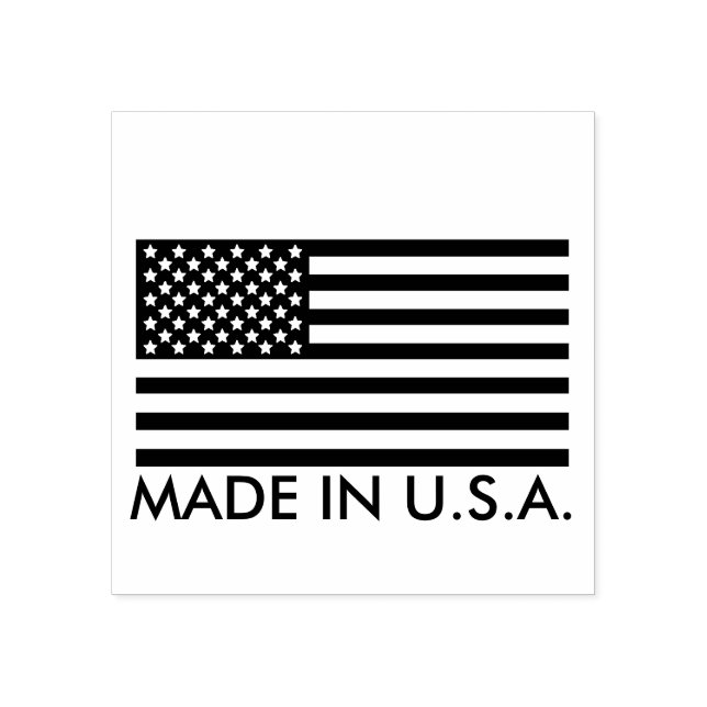 Tillverkad i USA Stämpel (Tryck)