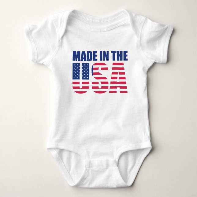 Tillverkad i USA T Shirt (Framsida)