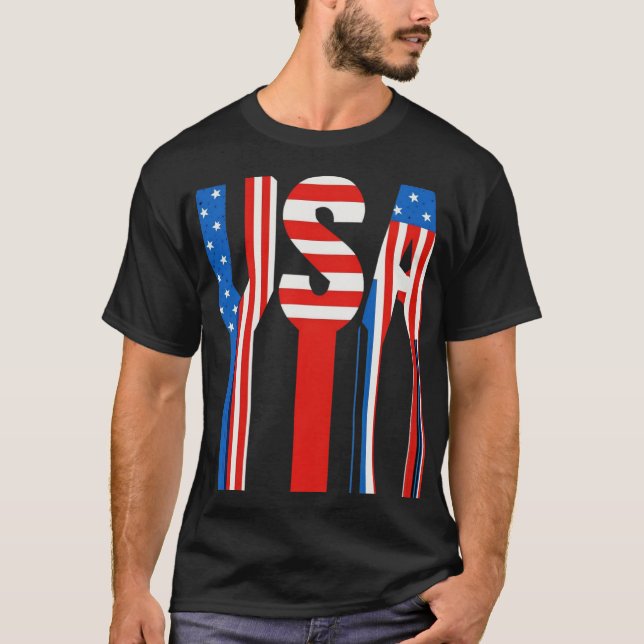 TILLVERKAD I USA T SHIRT (Framsida)