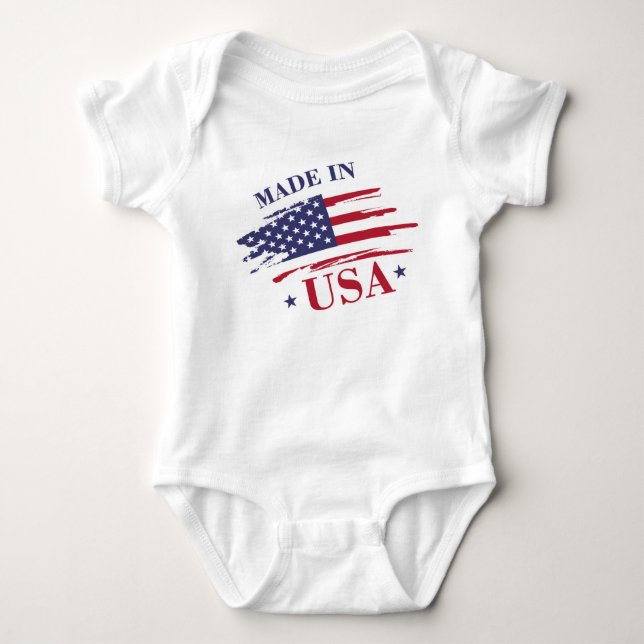 Tillverkad i USA T Shirt (Framsida)