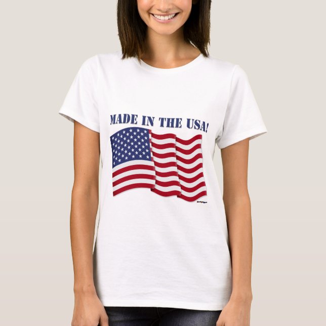 TILLVERKAD I USA! TRÖJA (Framsida)