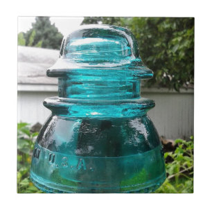 Tillverkad i USA, Vintage Insulator Kakelplatta
