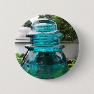 Tillverkad i USA, Vintage Insulator Knapp
