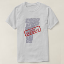 Tillverkad i Vermont Grunge Manar Grått T-shirt