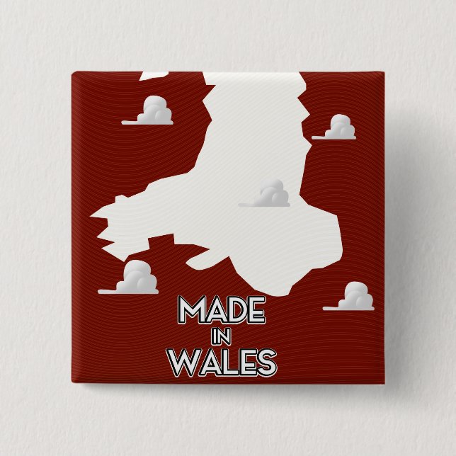 Tillverkad i Wales Knapp (Framsida)
