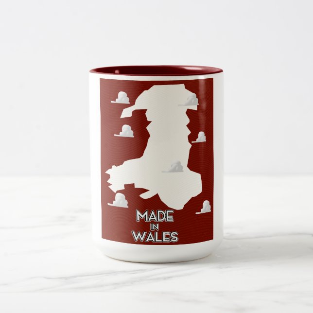 Tillverkad i Wales Två-Tonad Mugg (Center)