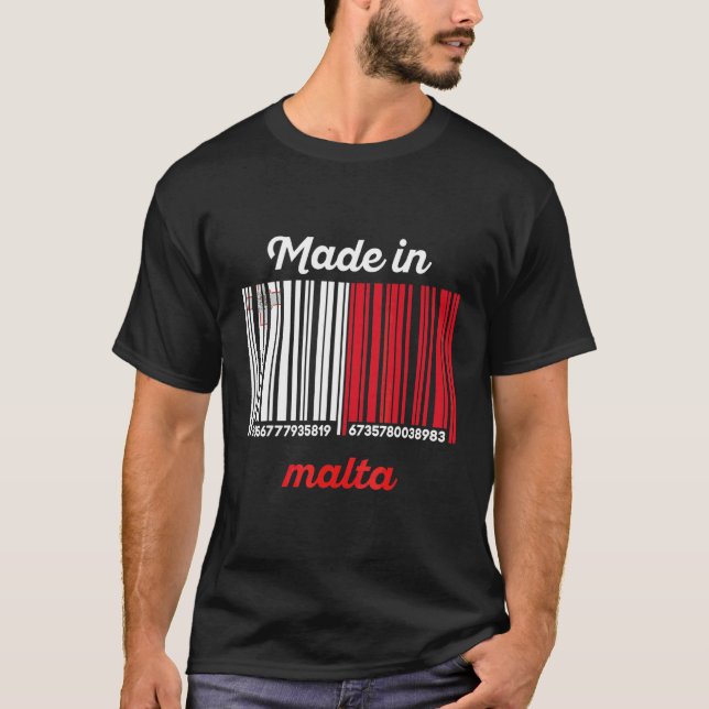 Tillverkad Malta T Shirt (Framsida)