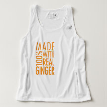 Tillverkad med 100 % Real Ginger-Tanktop