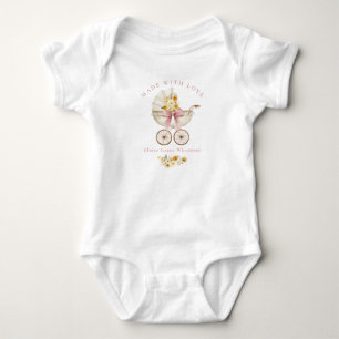 Tillverkad Med Kärlek Babyblus · Gammaldags Vagn T Shirt