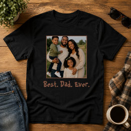 Tillverkad med kärlek Bästa pappa någonsin T Shirt
