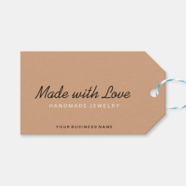 Tillverkad med Kärlek Business Märkre Presentetikett