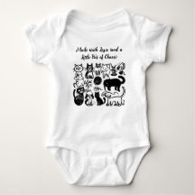 Tillverkad med Kärlek & Chaos’ Funny Baby T-Shirt 