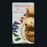 Tillverkad med Kärlek Cookie Helgdag Baking Kitche Fraktsedel<br><div class="desc">Lägg till din egen text i vår Made med Kärlek Cookie Helgdag Baking Kitchen-etiketter.</div>