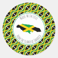Tillverkad med Kärlek från JAMAICA FLAGGA Jamaican