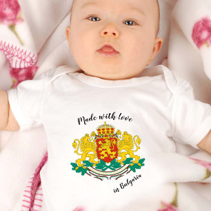Tillverkad med Kärlek i Bulgarien/bulgariska flagg T Shirt