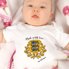 Tillverkad med Kärlek i Estland/estniska flagga T Shirt
