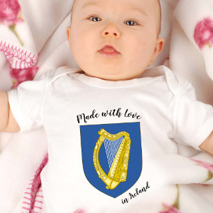 Tillverkad med Kärlek i Irland/irländska flagga T Shirt