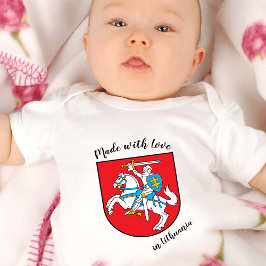 Tillverkad med Kärlek i Litauen/litauiska flagga T Shirt