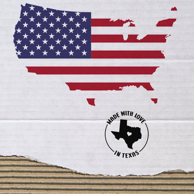 Tillverkad med Kärlek i Texas, Small Business, Stämpel (Skapare uppladdad)