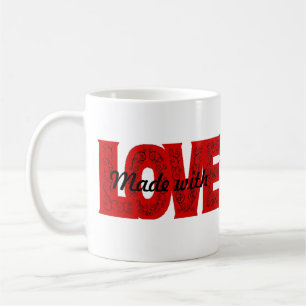 Tillverkad med Kärlek-kaffe Tea Mugg