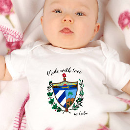 Tillverkad med Kärlek på Kuba/Kubas flagga T Shirt