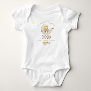 Tillverkad Med Kärlek Salvia Grön Baby Bodysuit T Shirt