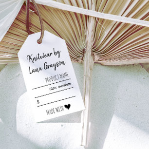 Tillverkad med Kärlek Social Media Pris Presentetikett