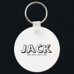 Tillverkad med kärlek vit nyckelring<br><div class="desc">Taggad med den vita nyckelkedjan i kärlek.</div>