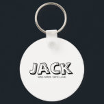 Tillverkad med kärlek vit nyckelring<br><div class="desc">Taggad med den vita nyckelkedjan i kärlek.</div>