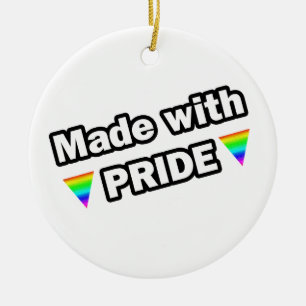 Tillverkad med Pride Julgransprydnad Keramik