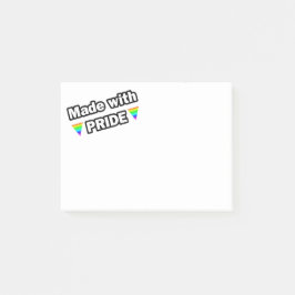 Tillverkad med Pride Post-it Block