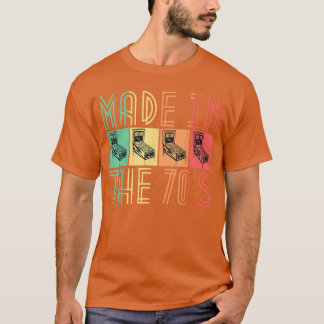 Tillverkad på 70-talet Flipper Retro Arkad Present T Shirt