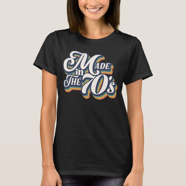 Tillverkad på 70-talet t shirt (Framsida)