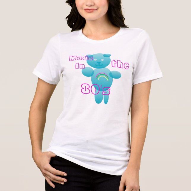 Tillverkad på 80-talet -Care Bear- Tee (Framsida)