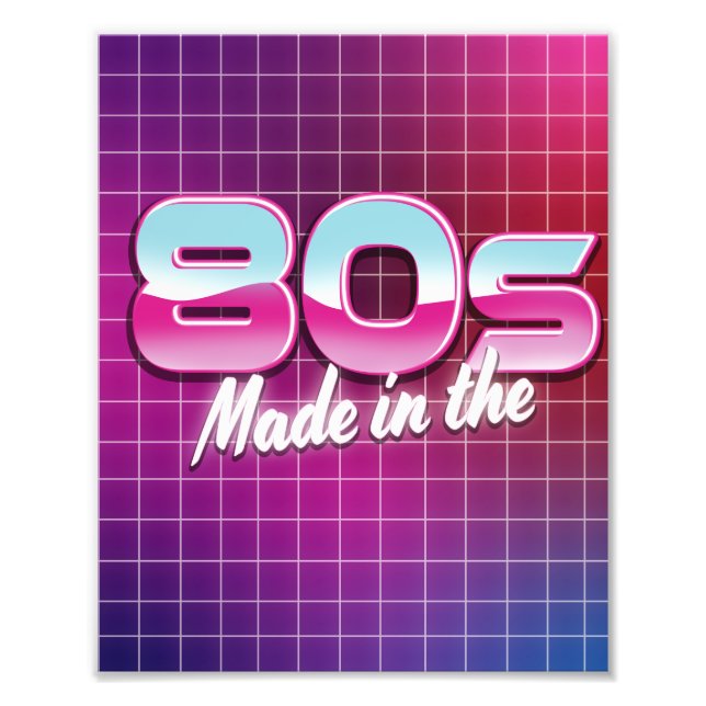 Tillverkad på 80-talet fototryck (Framsidan)